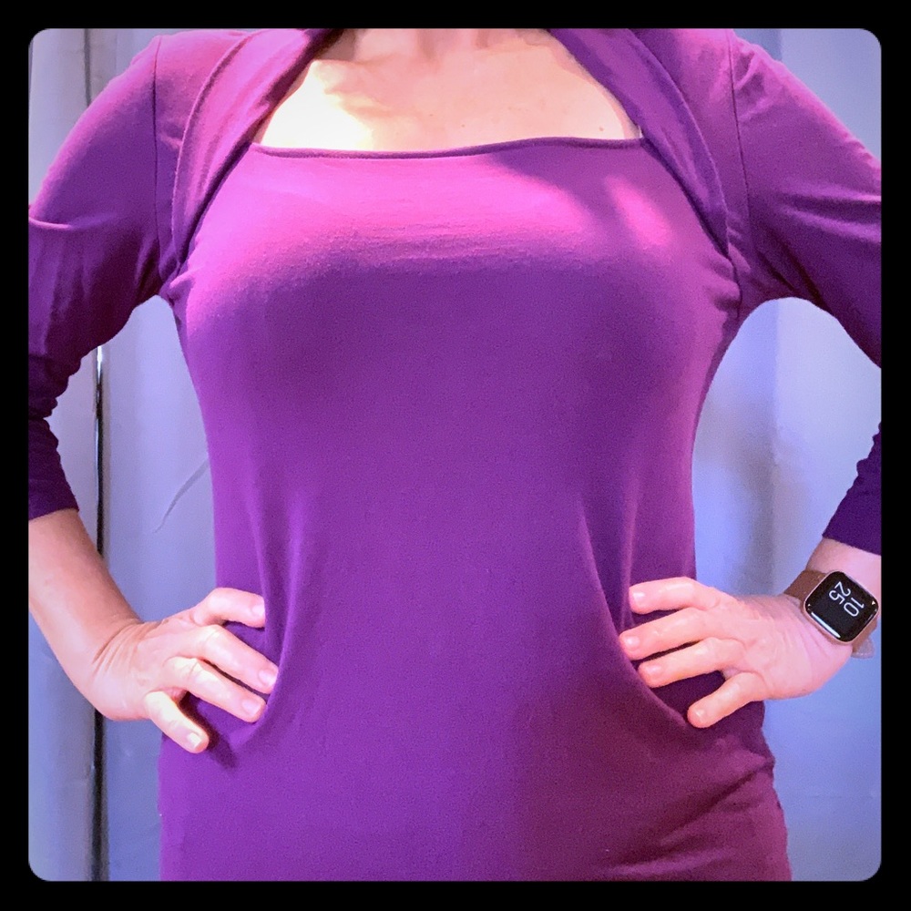 WHBM Purple shirt - size large